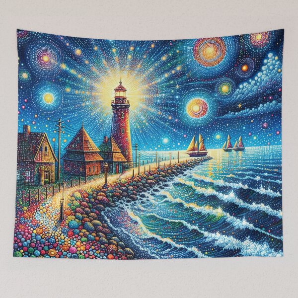 Item preview, Lighthouse Pointilism  designed and sold by Shs-Kenya.