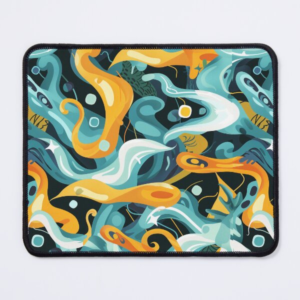 Item preview, Enchanted waters abstract goldfish designed and sold by melridger.