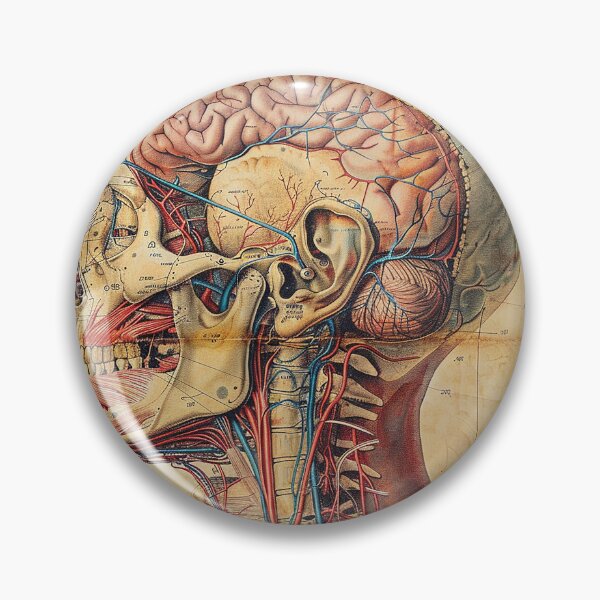 Item preview, Vintage Anatomy Art Medical Poster designed and sold by nomiraclehere.