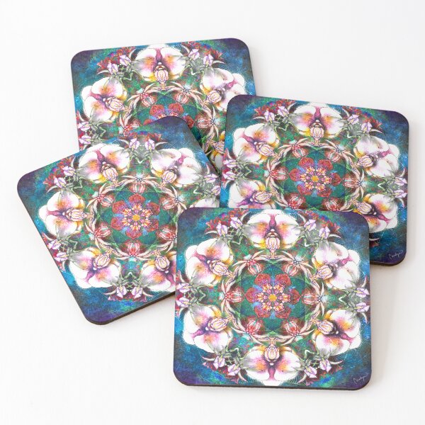 Item preview, Mossy Orchid Mandala designed and sold by Carolyn Pitts.