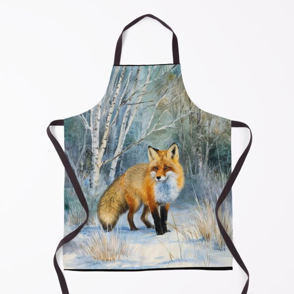 Artikelvorschau, Fuchs-Porträt. Wintersaison, Schneefuchs, Vintage-Fuchs, Fuchs-Malerei, Claude Monet-Stil entworfen und verkauft von FoxVibes.