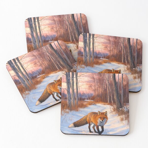 Artikelvorschau, Fuchs-Porträt. Wintersaison, Schneefuchs, Vintage-Fuchs, Fuchs-Malerei, Claude Monet-Stil entworfen und verkauft von FoxVibes.