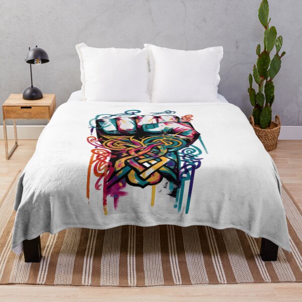Item preview, The Fist of The Celtic Warrior Graffiti Design designed and sold by CELTIC-DESIGNS.