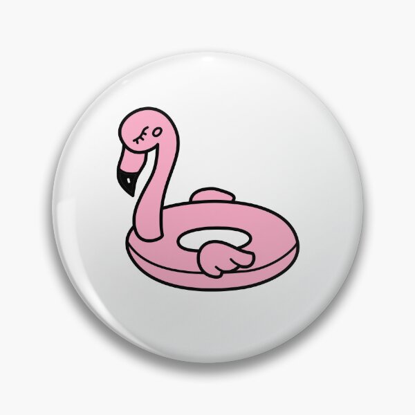 Item preview, Pink flamingo pool summer floatie designed and sold by AlmondTreePOD.