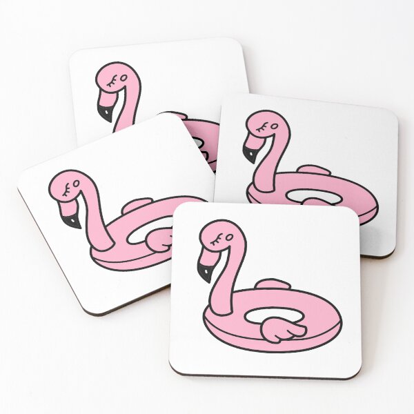 Item preview, Pink flamingo pool summer floatie designed and sold by AlmondTreePOD.