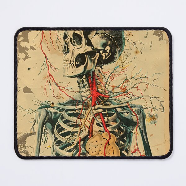 Item preview, Vintage Anatomy Art Medical Poster designed and sold by nomiraclehere.