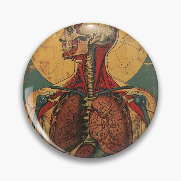 Item preview, Vintage Anatomy Art Medical Poster designed and sold by nomiraclehere.