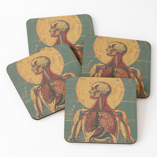 Item preview, Vintage Anatomy Art Medical Poster designed and sold by nomiraclehere.