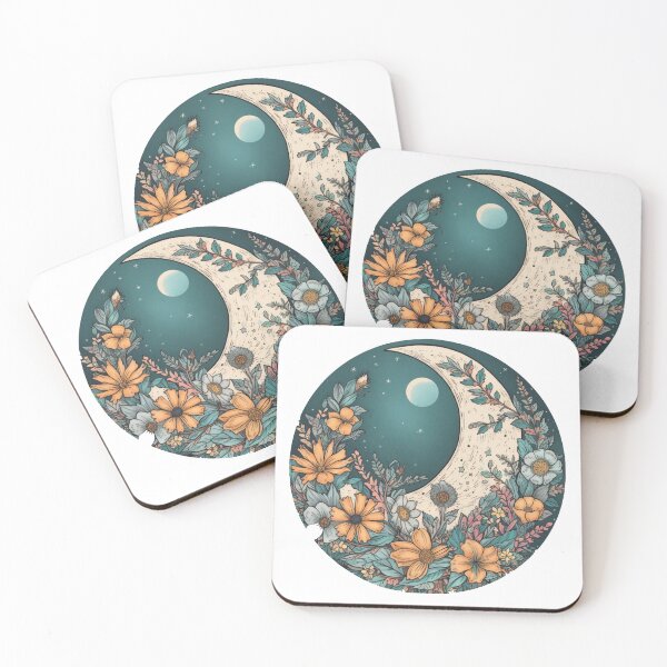 Item preview, Flor luna designed and sold by PAPER&PEXELS.