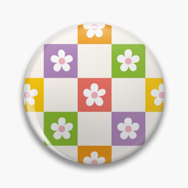 Item preview, Floral Checkers Pattern - Multicolour designed and sold by Creative Wolf Design.