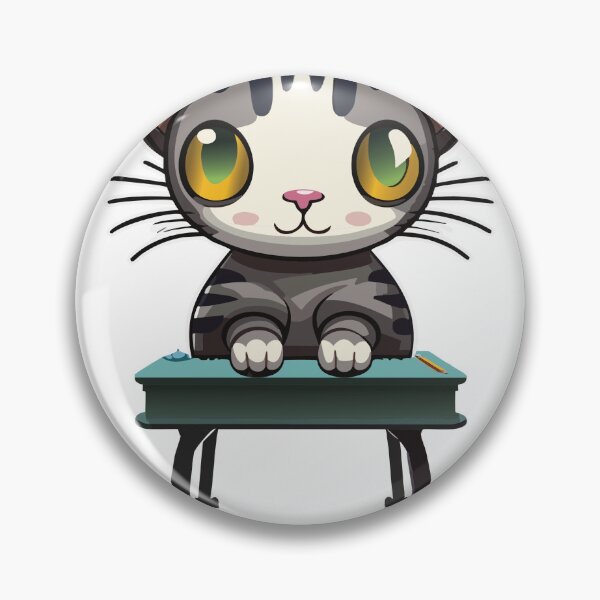 Item preview, Cat sitting a desk designed and sold by 79Graphics.