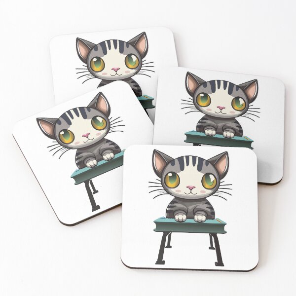 Item preview, Cat sitting a desk designed and sold by 79Graphics.