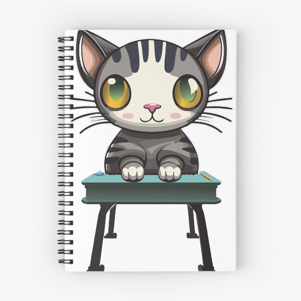 Item preview, Cat sitting a desk designed and sold by 79Graphics.