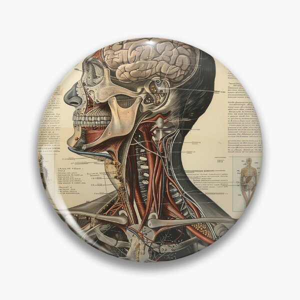 Item preview, Vintage Anatomy Art Medical Poster designed and sold by nomiraclehere.