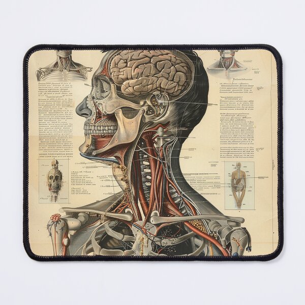 Item preview, Vintage Anatomy Art Medical Poster designed and sold by nomiraclehere.