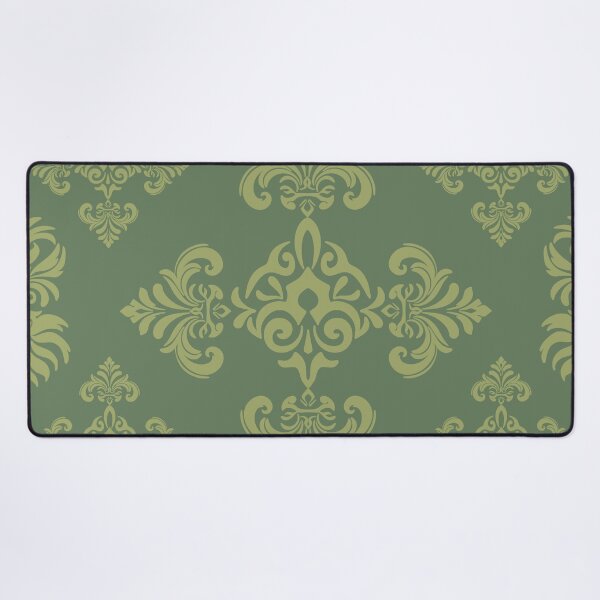 Item preview, Seamless floral green pattern designed and sold by kasune-shop.