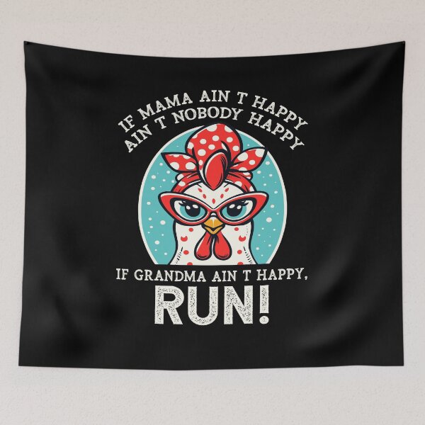 Item preview, If Mama Ain't Happy Ain't Nobody Happy Chicken Farmers designed and sold by Dressed For  Duty.
