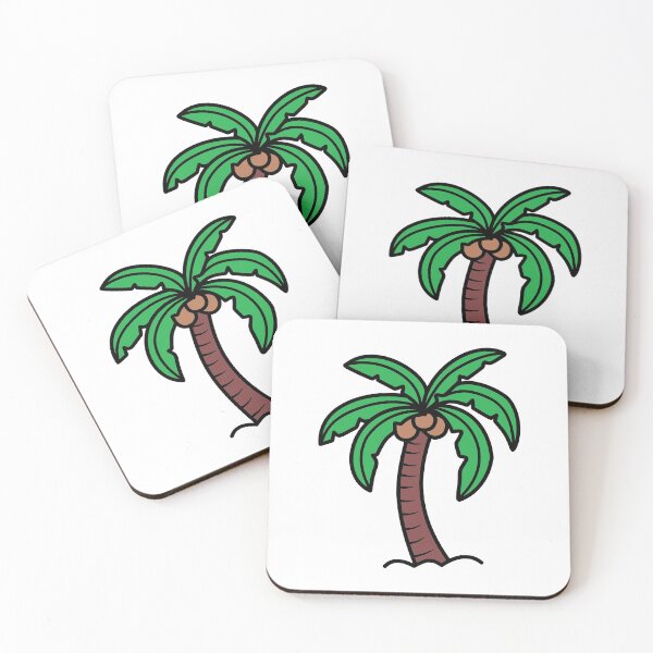Item preview, Palm tree illustration designed and sold by AlmondTreePOD.