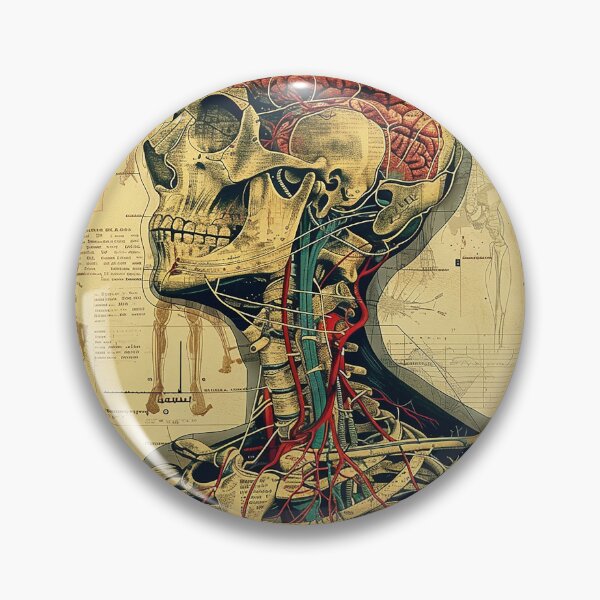 Item preview, Vintage Anatomy Art Medical Poster designed and sold by nomiraclehere.