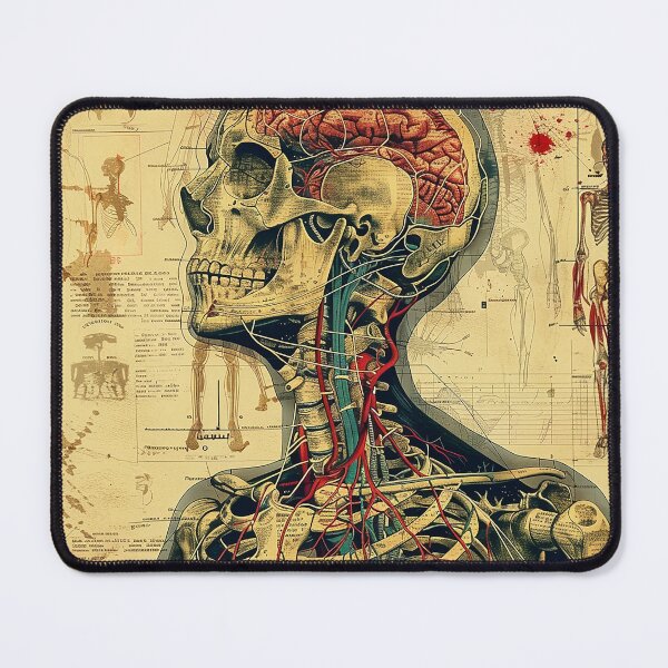 Item preview, Vintage Anatomy Art Medical Poster designed and sold by nomiraclehere.