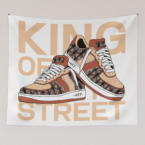 Item preview, Brown bogolan sneakers designed and sold by Wolagno.