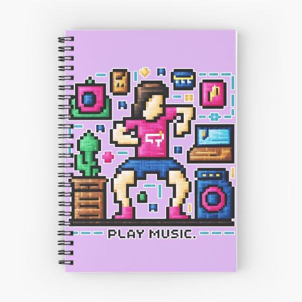 Item preview, Pixel Dancer designed and sold by NotesForMusic.