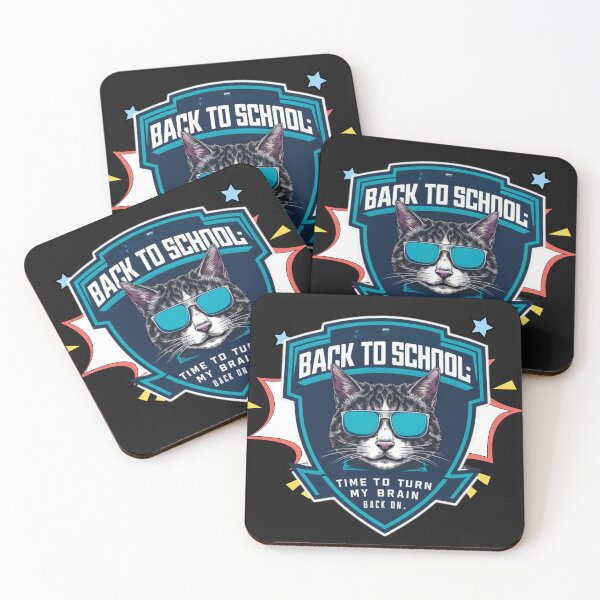 Item preview, Back to School : Cat Badge designed and sold by Furbabies Art.