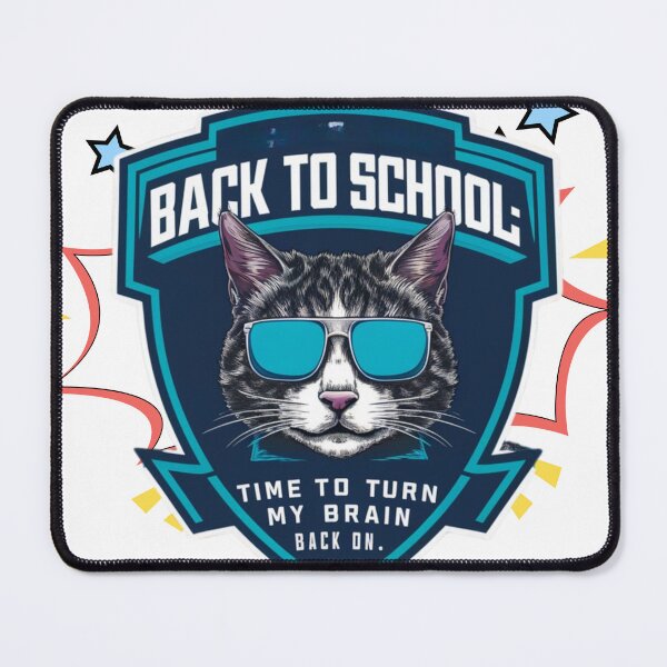 Item preview, Back to School : Cat Badge designed and sold by Furbabies Art.