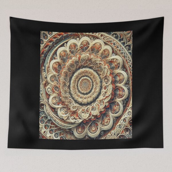 Item preview, Hypnotic Mandala Swirl Design designed and sold by skinnerw.