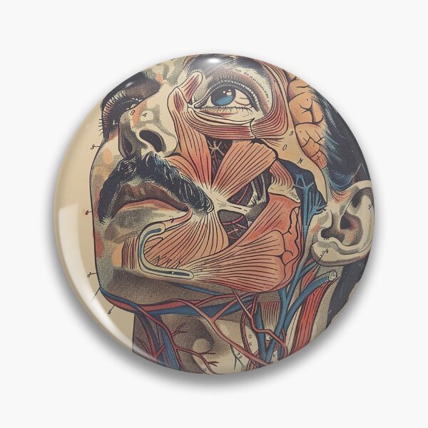Item preview, Vintage Anatomy Art Medical Poster designed and sold by nomiraclehere.