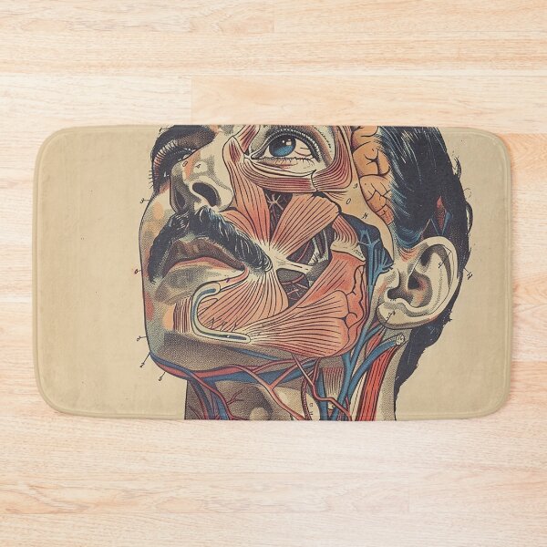 Item preview, Vintage Anatomy Art Medical Poster designed and sold by nomiraclehere.