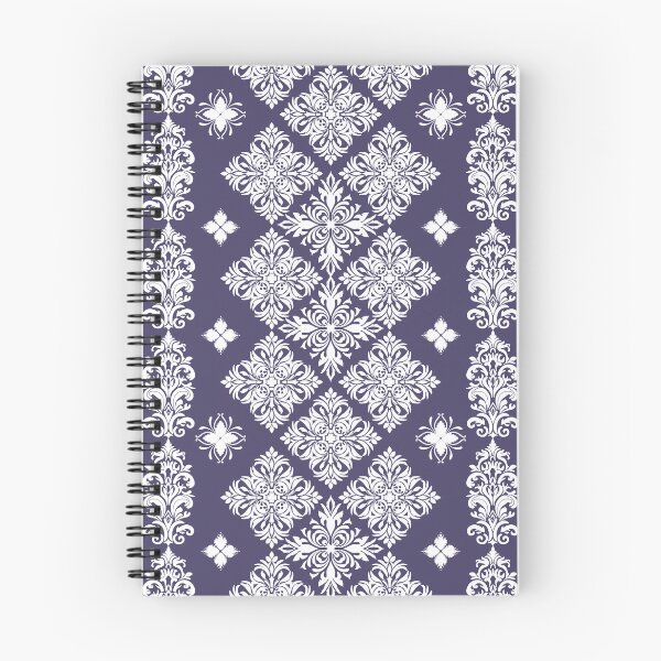 Item preview, Seamless pattern flowers white in a violet background  designed and sold by kasune-shop.