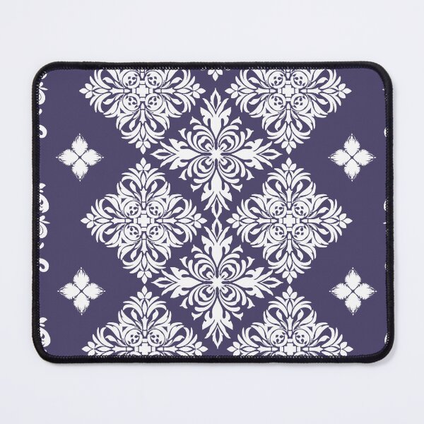 Item preview, Seamless pattern flowers white in a violet background designed and sold by kasune-shop.