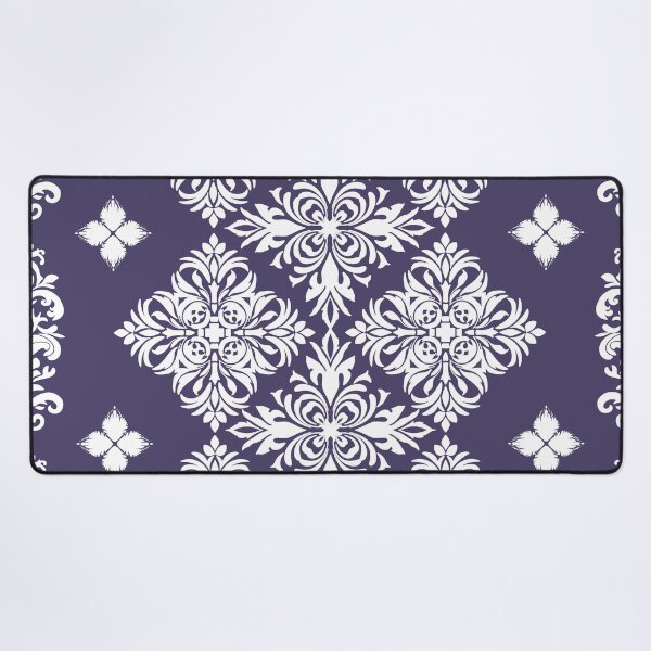 Item preview, Seamless pattern flowers white in a violet background  designed and sold by kasune-shop.