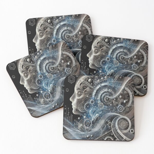 Item preview, Digital Renaissance: Tech-Inspired Profile designed and sold by skinnerw.