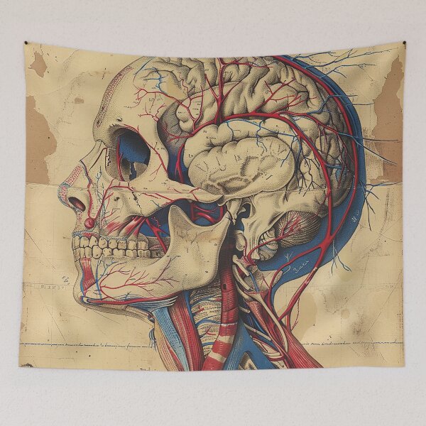 Item preview, Vintage Anatomy Art Medical Poster designed and sold by nomiraclehere.