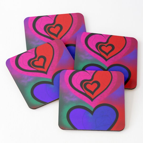 Item preview, Abstract Hearts & Roses Art designed and sold by TheDarkWardrobe.