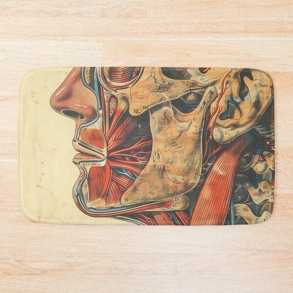 Item preview, Vintage Anatomy Art Medical Poster designed and sold by nomiraclehere.