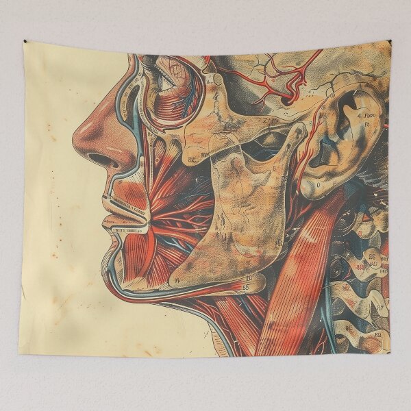 Item preview, Vintage Anatomy Art Medical Poster designed and sold by nomiraclehere.