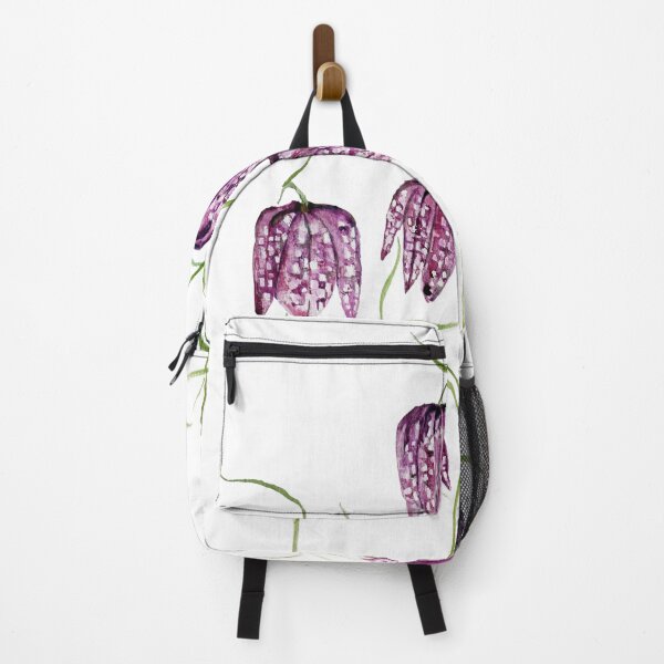 Item preview, magenta purple snake head fritillary watercolour designed and sold by ColorandColor.