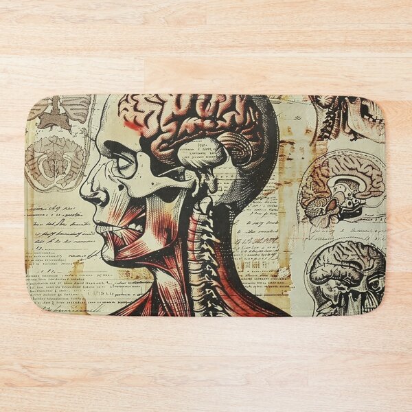 Item preview, Vintage Anatomy Art Medical Poster designed and sold by nomiraclehere.