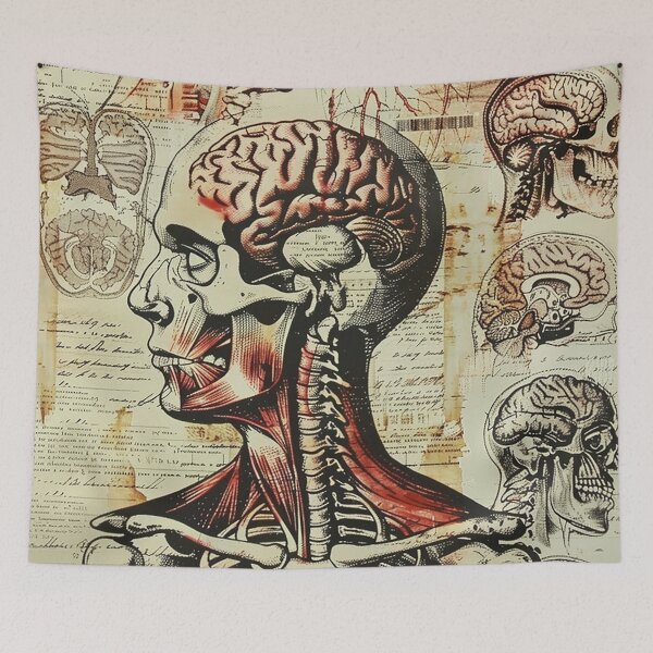 Item preview, Vintage Anatomy Art Medical Poster designed and sold by nomiraclehere.