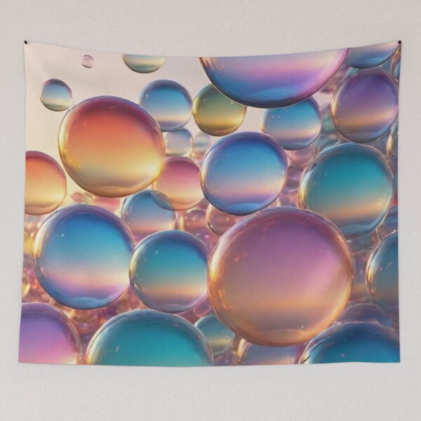 Item preview, Multicolored Bubbles of Various Sizes designed and sold by masabo.