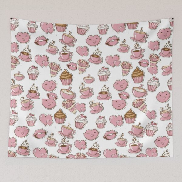 Item preview, Cute coffee-themed visual designed and sold by catcraftss.