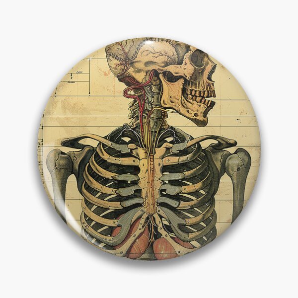Item preview, Vintage Anatomy Art Medical Poster designed and sold by nomiraclehere.