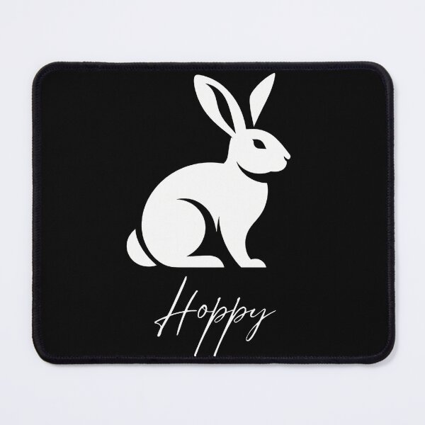 Item preview, Elegant Minimalist Rabbit Silhouette - Hoppy Design designed and sold by andasanc14.