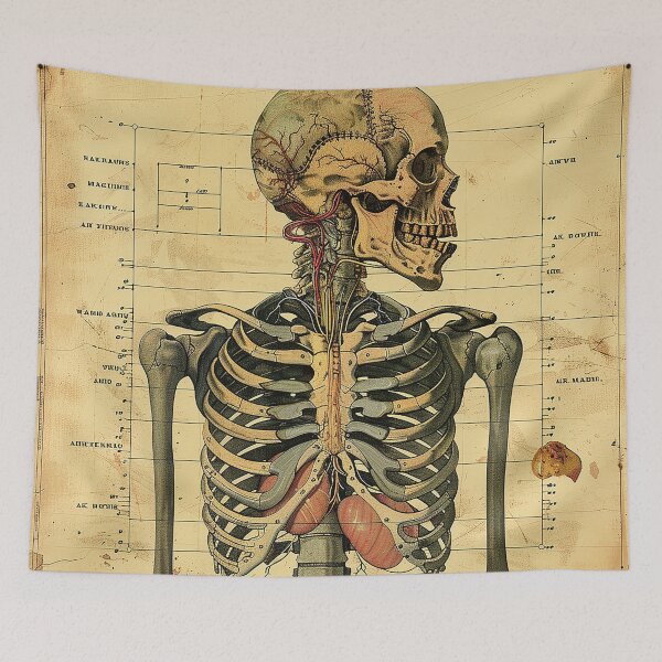 Item preview, Vintage Anatomy Art Medical Poster designed and sold by nomiraclehere.