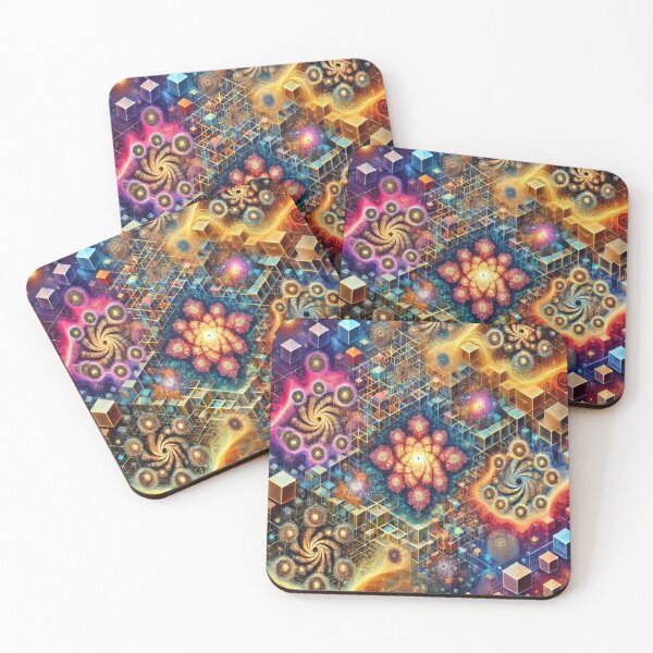 Item preview, Cosmic Fractals and Geometric Patterns - Vibrant Abstract Art	 designed and sold by GPTNHULMM.