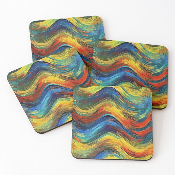Item preview, "Colorful and Dynamic Soundwave" designed and sold by Artisticanvas.