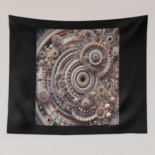 Item preview, Intricate Mechanized Mandala designed and sold by likemoneyzz.